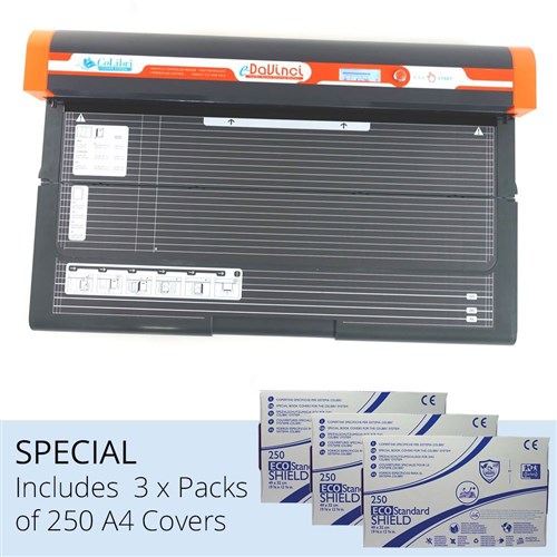 ZKIT400162139 eDaVinci CoLibri Book Covering Machine inc 3 x A4 Cover