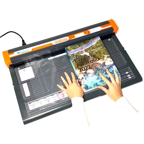 ZKIT400162139 eDaVinci CoLibri Book Covering Machine inc 3 x A4 Cover Packs Kookaburra