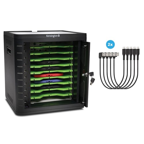 Kensington Charge  & Sync Cabinet with USB-C Cables
