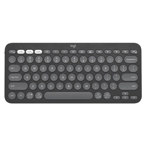 Logitech Pebble Keys 2 K380S Keyboard - Graphite