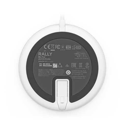 Logitech Rally Mic Pod - White