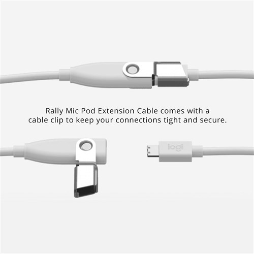 Logitech Rally Mic Pod Extension Cable 10m