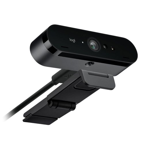 Logitech Brio 4K Webcam Dual Mic, Windows Hello