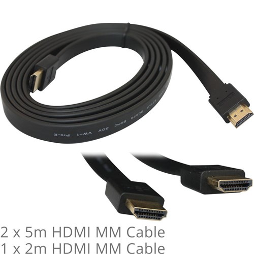 Cable Kit 5m & Wall Plate HDMI -DisplayPort Inter. Panel/Proj