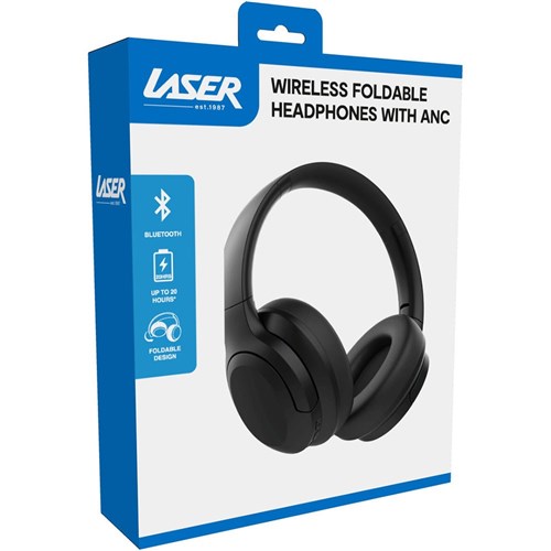 Laser ANC Bluetooth Headphones 20hr Battery