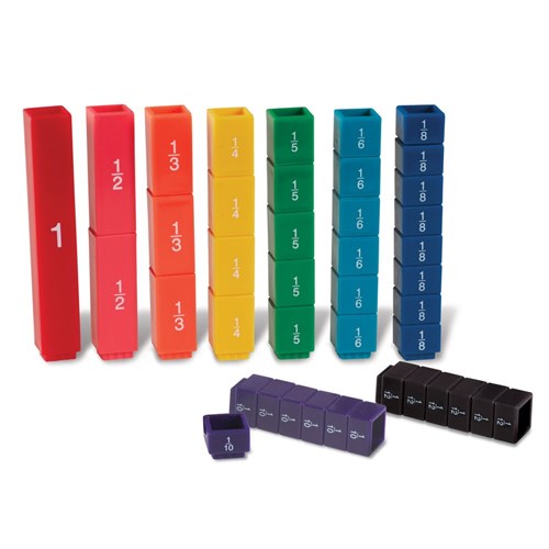 ZLRLER2510 Fraction Tower Cubes Fraction Set Kookaburra 