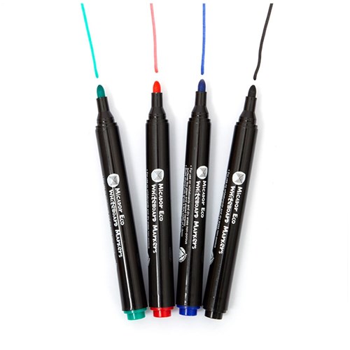 ZMIMMAWBECO4 Micador Eco Whiteboard Marker Asst Kookaburra