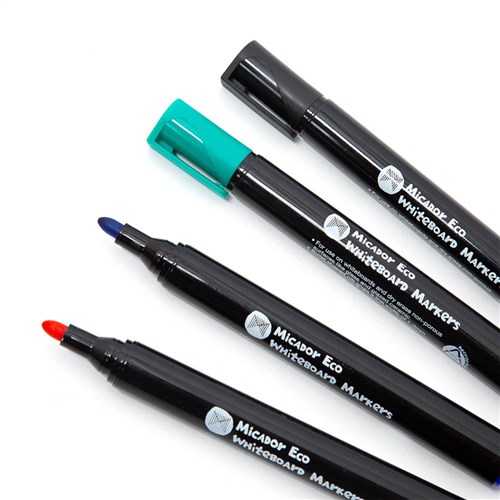ZMIMMAWBECO4 Micador Eco Whiteboard Marker Asst Kookaburra