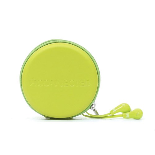 MCONNECTED Soundscape Earphones in Zip Case Green