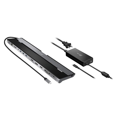 j5create USB-C Triple Display Dock Station w/100W PD Adapter