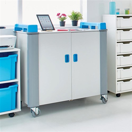 LapCabby 20 Vertical Mobile Device Charging Trolley