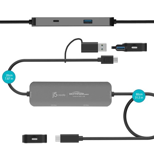 Wormhole Switch CrossLink USB-C Hub