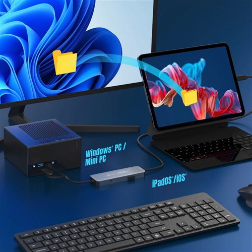 Wormhole Switch CrossLink USB-C Hub