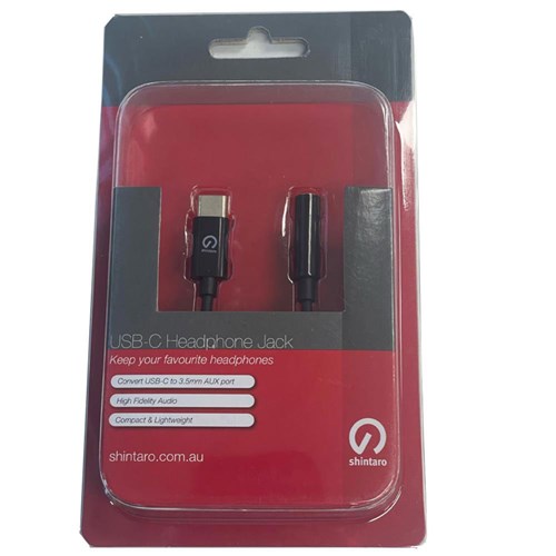 Shintaro Headphone Adapter USB-C to AUX 3.5mm