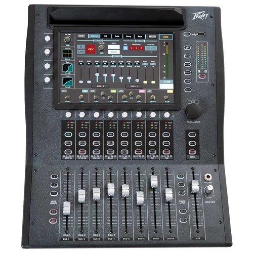 Peavey Aureus 28 Digital Mixer 28 Inputs, 14 Outputs, 9 Fader