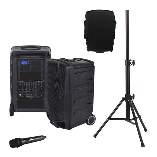 HELIX-2510 PA Bluetooth/SD/USB +Wireless Mic + Stand + Cover