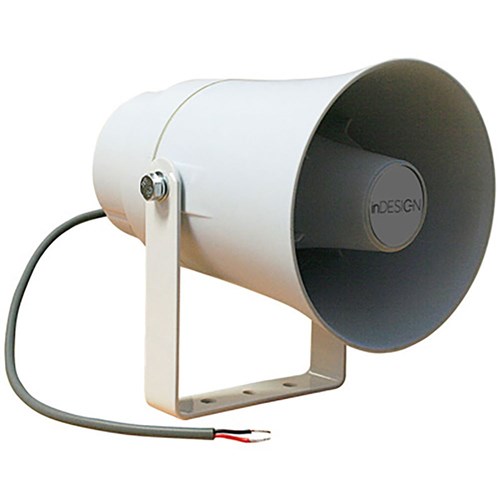 inDESIGN Horn Speaker 10w IP66 rated White