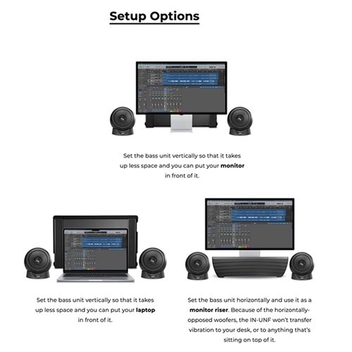 Kali Audio Ultra-Nearfield Studio Monitor System 320 Watt