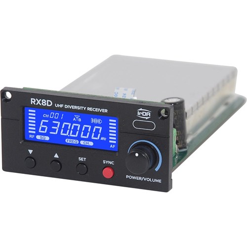 IrDA 100 Channel Selectable Diversity UHF Receiver Module