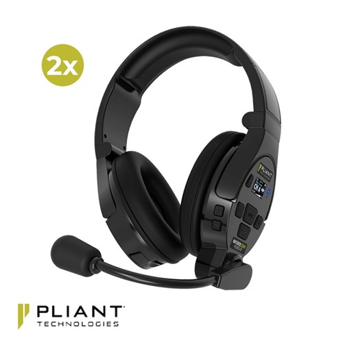 MicroCom XR Pack 1 2 x Full Duplex Stereo Headset