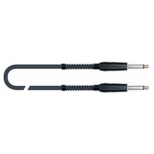QuikLok Black Series Cable 9m 6.5mm-6.5mm Straight Mono Jack