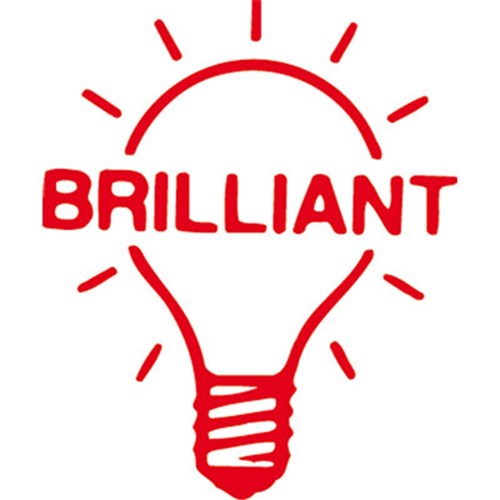 ZPE5114210 Xstamper Merit Stamp Light Brilliant Red Kookaburra