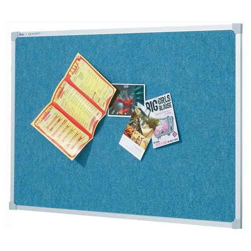 Quartet Penrite Pinboard Fabric 1200 x 900mm Wedgewood