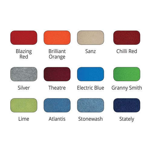 Fabric Pinboard 1500 x 1200mm - ALTERNATE COLOUR