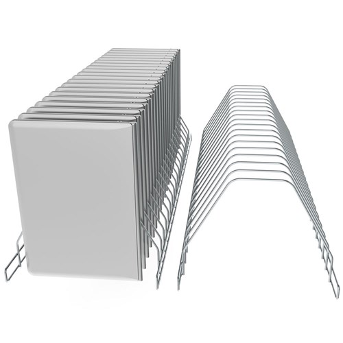 PC Locs Carrier 40 Cart Device Rack - 2 x 20 Slots