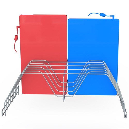 PC Locs Carrier 20 Cart Device Rack -10 slots