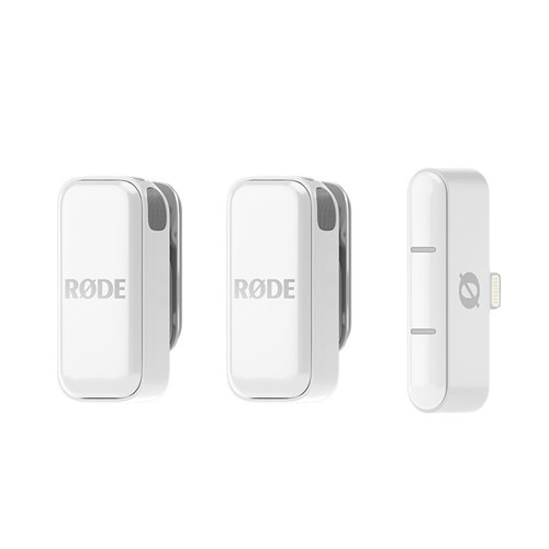 RODE Ultra-compact Wireless Mic for Lightning Device White