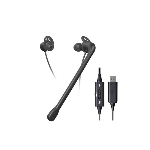 Audio Technica In-Ear USB Headset w/Noise-Cancelling Mic