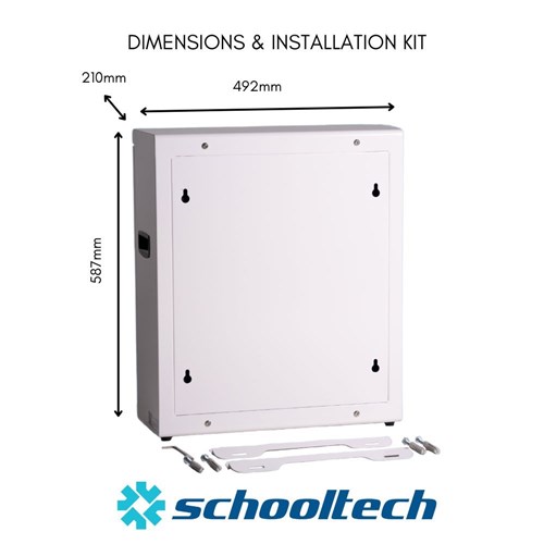 SchoolTech Phone Locker 40 - Traditional Key Lock