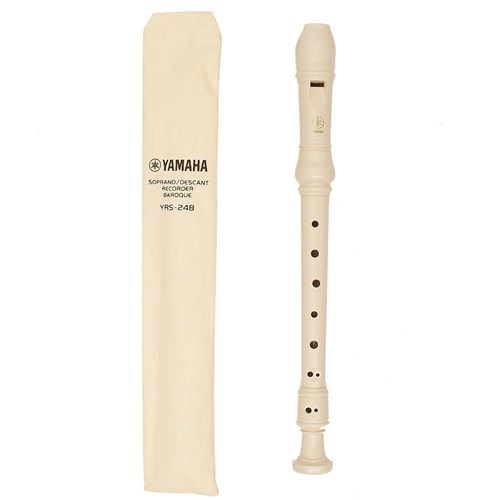 Yamaha YRS 24B Descant Recorder in cloth case