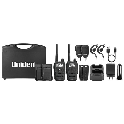 Uniden Two Way Radio UHF 80 Channels 2W Tradies Pack