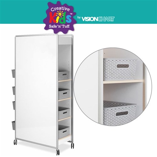 Creative Kids Huddle with Extra Shelves and 10 x Baskets