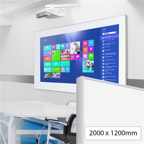 VisionChart LX8 Projection Whiteboard 2000 x 1200mm