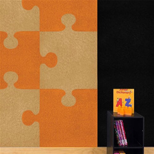 Visionchart Acoustic Wall Pinboard Jigsaw 1200x1200mm