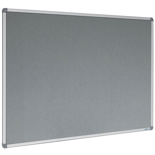 Visionchart Pinboard Felt 900 x 600mm - Grey