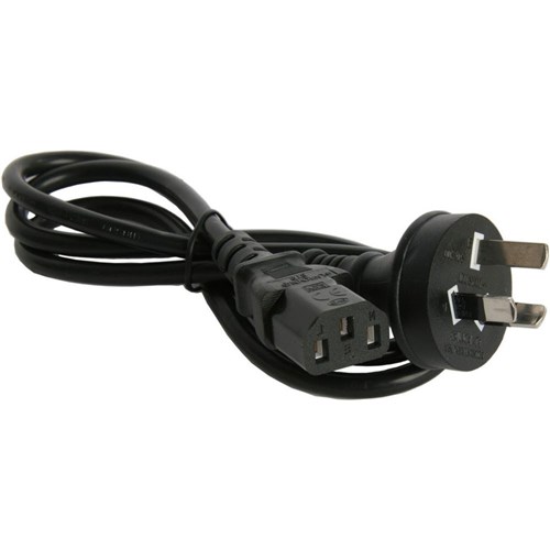 AC Power Lead IEC 1.8m Black