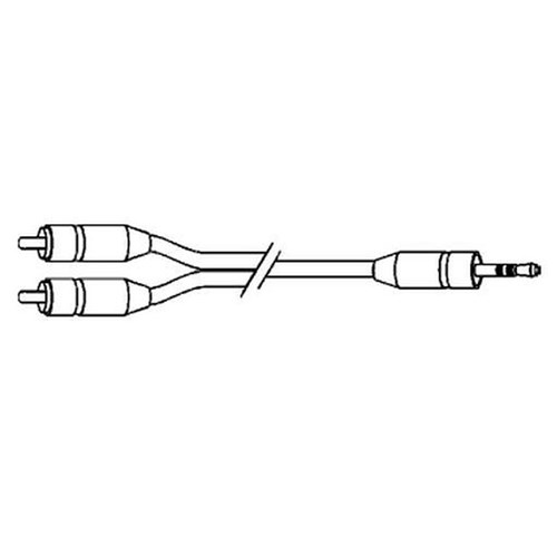 Audio Cable 3.5mm to 2 RCA Stereo 3m