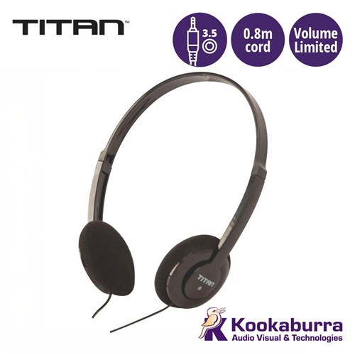 Titan Stereo Headphones with Volume limited
