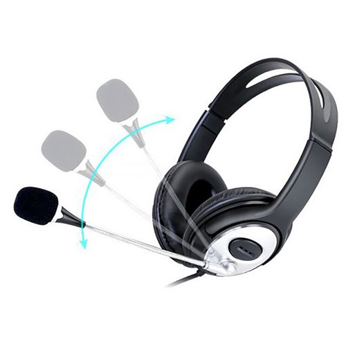 USB Multimedia Headset with Mic