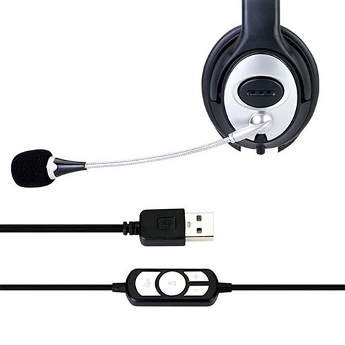 USB Multimedia Headset with Mic