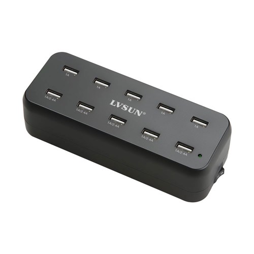 LVSUN 10 Port USB Intelligent Charger 60W