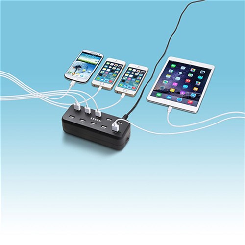 LVSUN 10 Port USB Intelligent Charger 60W