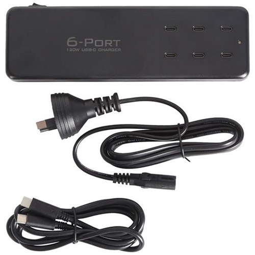 LVSUN 6 Port USB-C Intelligent Charger 120W