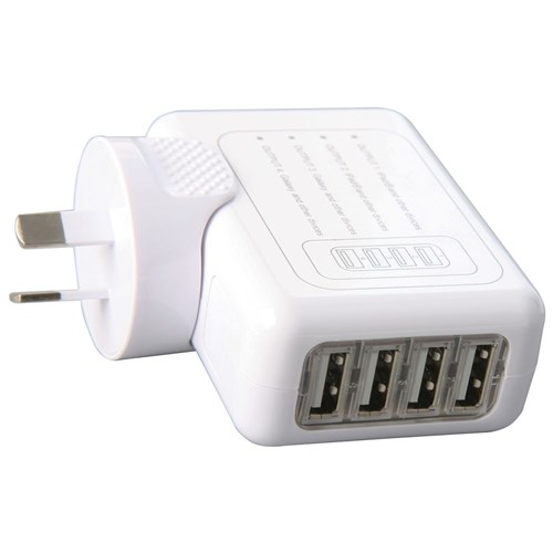 4 Port USB AC Charger