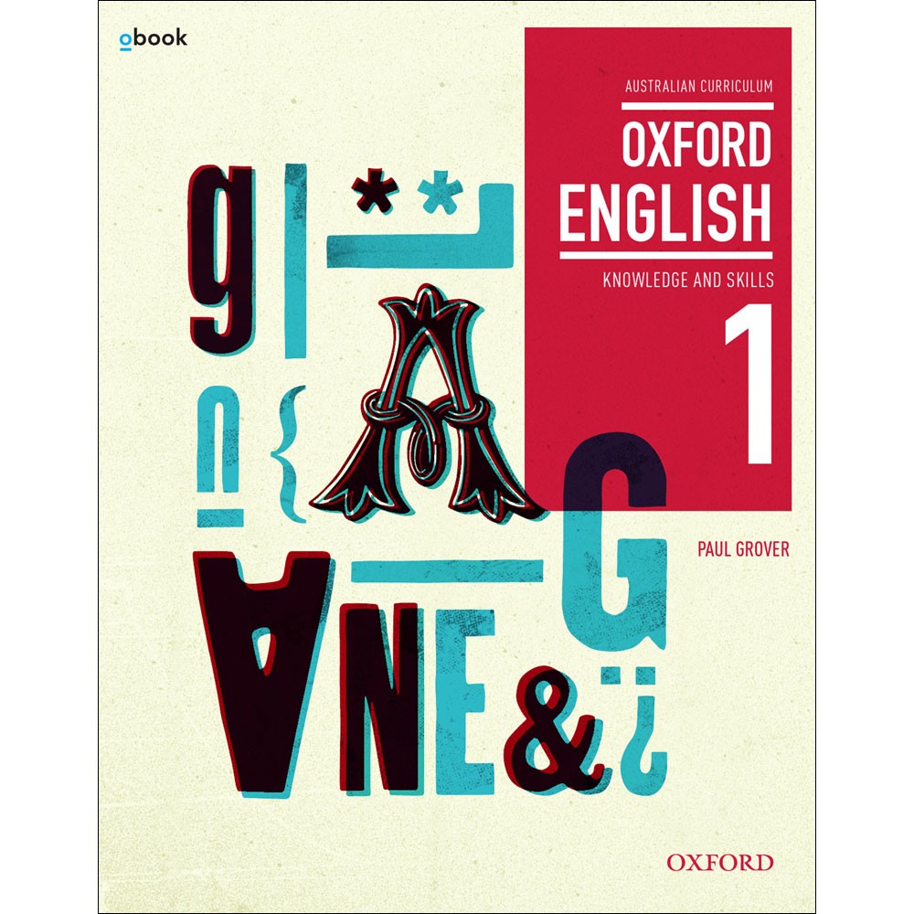 9780195522457 - Oxford English 1 AC Student Book + obook - Kookaburra