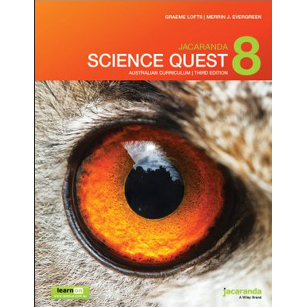 9780730346777 Jacaranda Science Quest 8 AC learnON + Print 3e